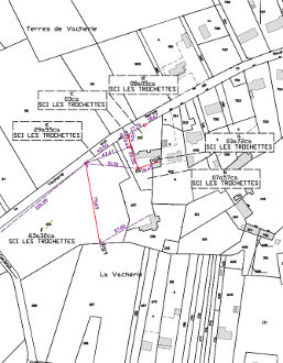 Extrait de plan cadastral